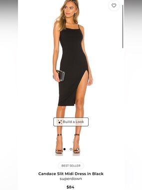 superdown Candace slit midi dress